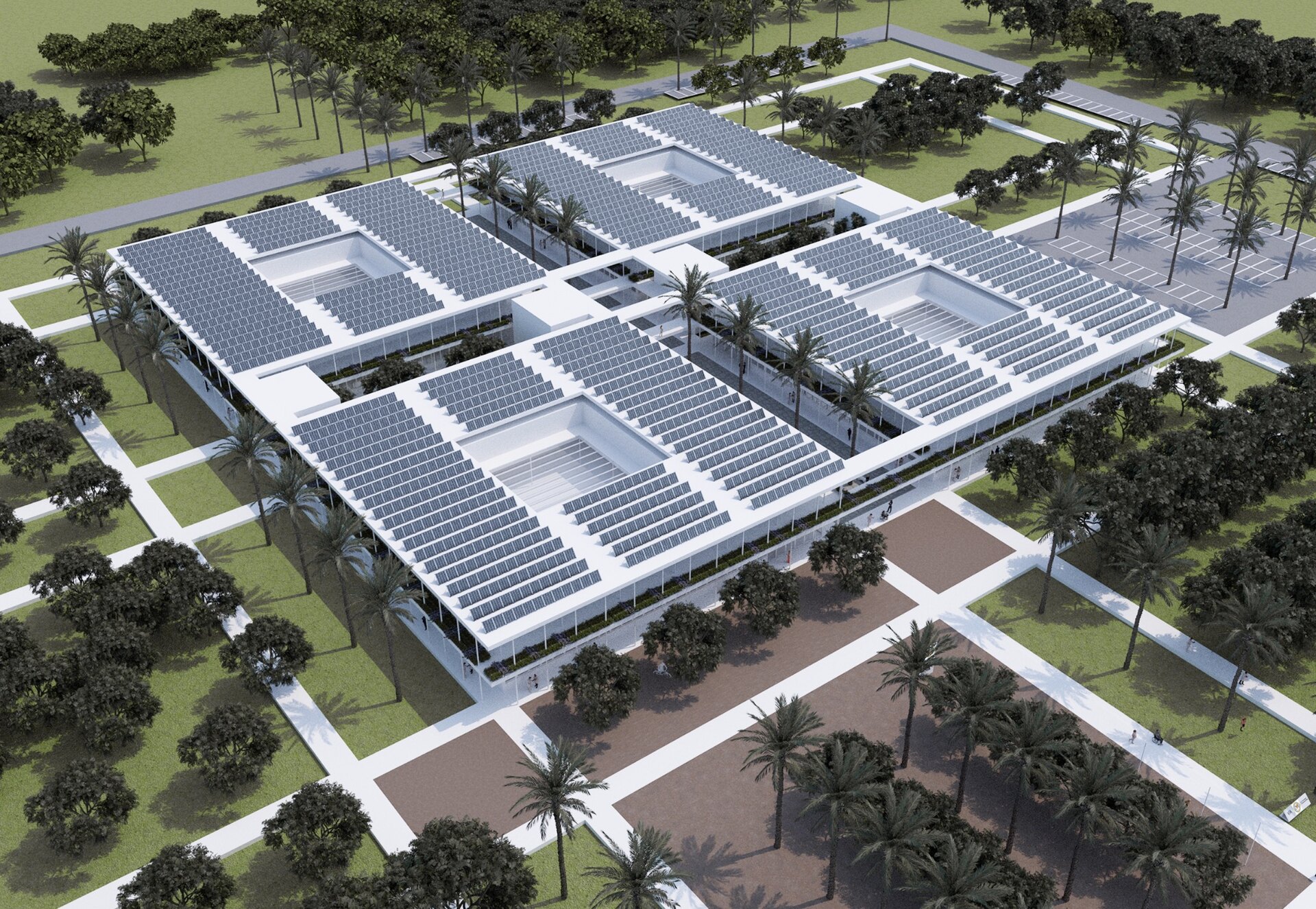 Pansanté climate-adapted outpatient clinic